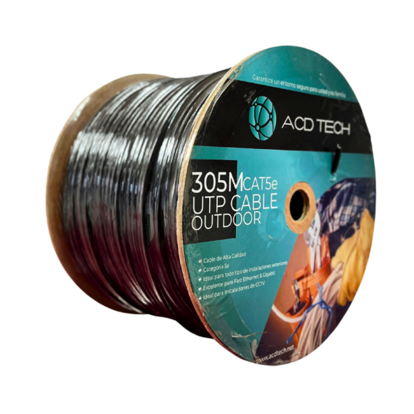 Bobina de cable CAT 6 exteriores - ACD Tech Ecuador